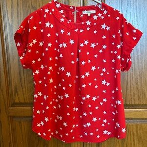Andree by Unit patriotic star blouse